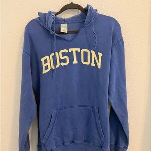 Blue Boston Hoodie